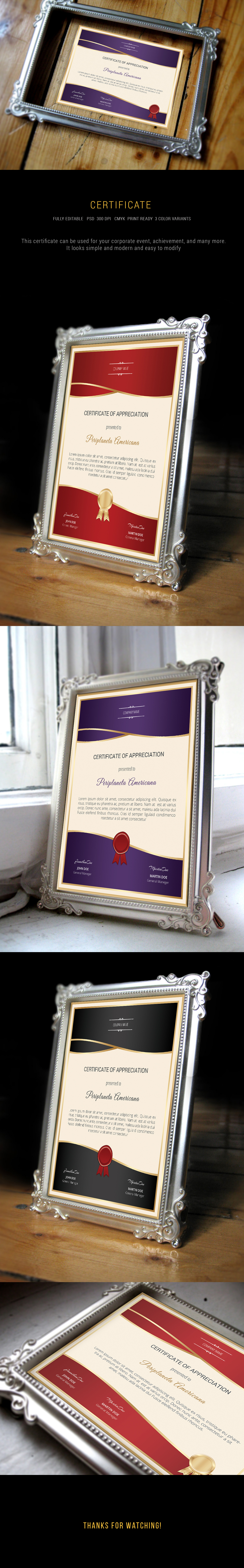 certificate award reward educational certificate