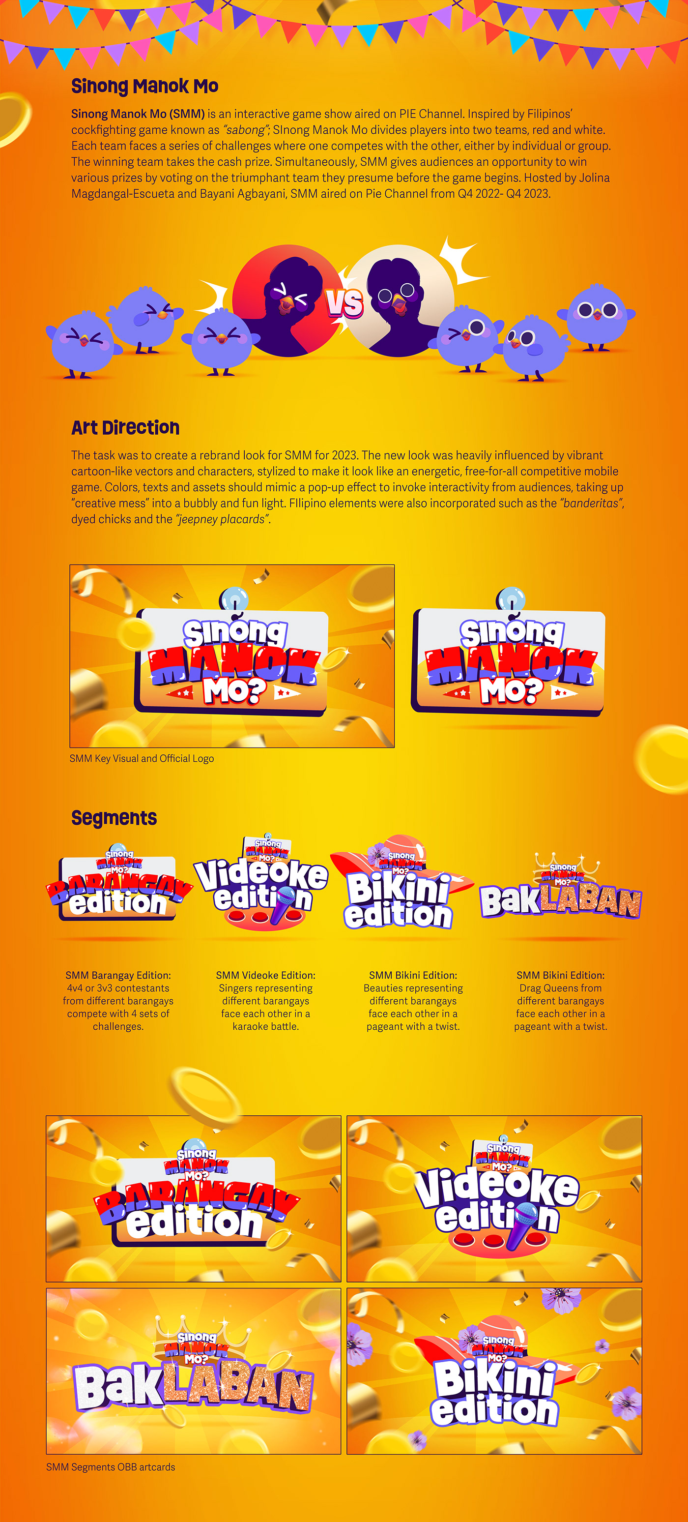 cartoon art direction  tv tv show branding  graphic design  filipino Logo Design visual identity philippines