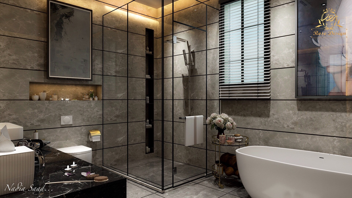 Master Bathroom design in kSA :: Behance
