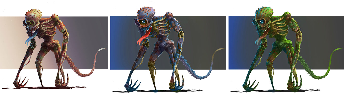 Character design  conceptart Drawing  ILLUSTRATION  monster