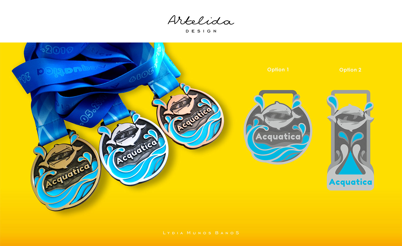 award design grafic design Medal