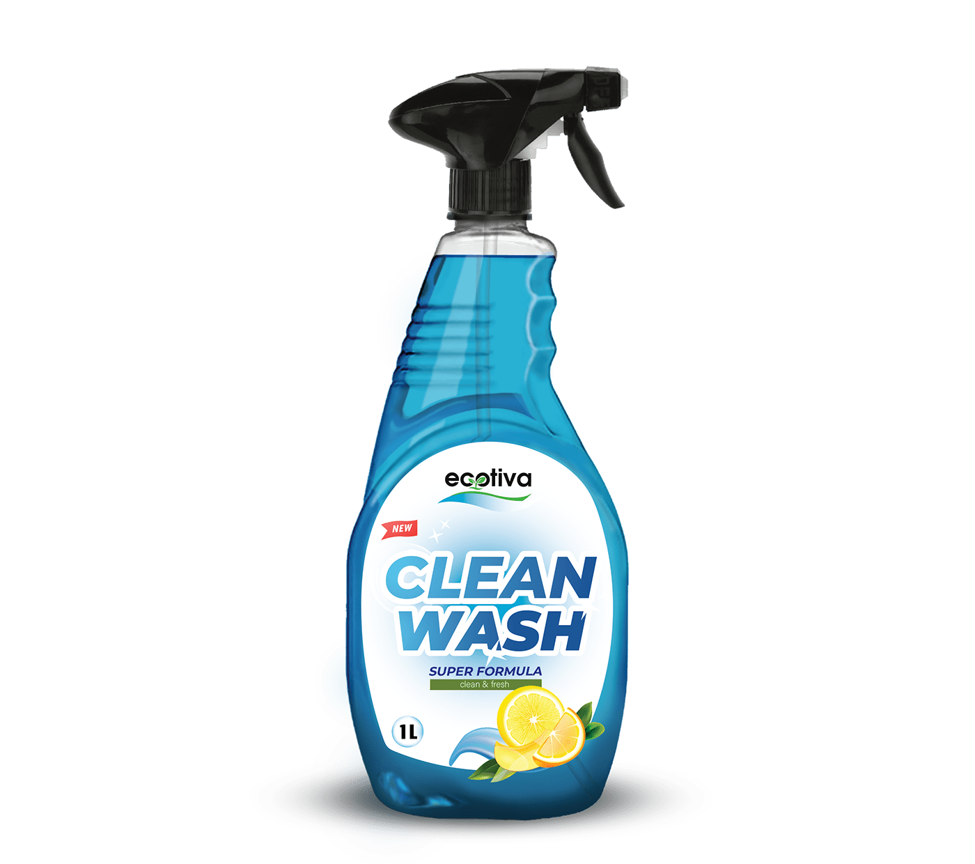 Commercial publications detergent Lemon scent package spray