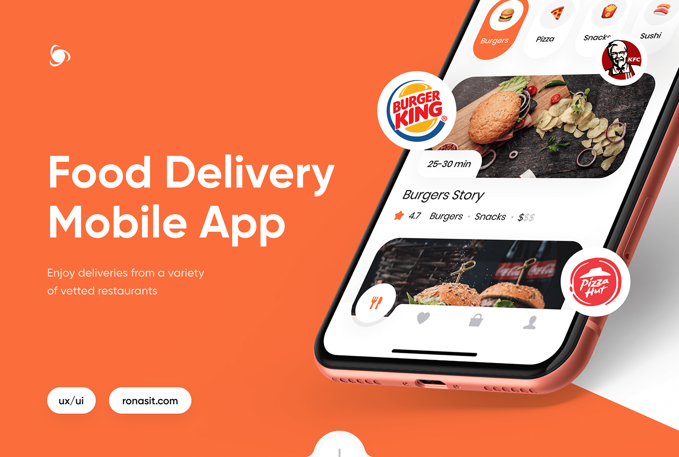 app courier delivery eat Food  mobile Order service Uber UI/UX