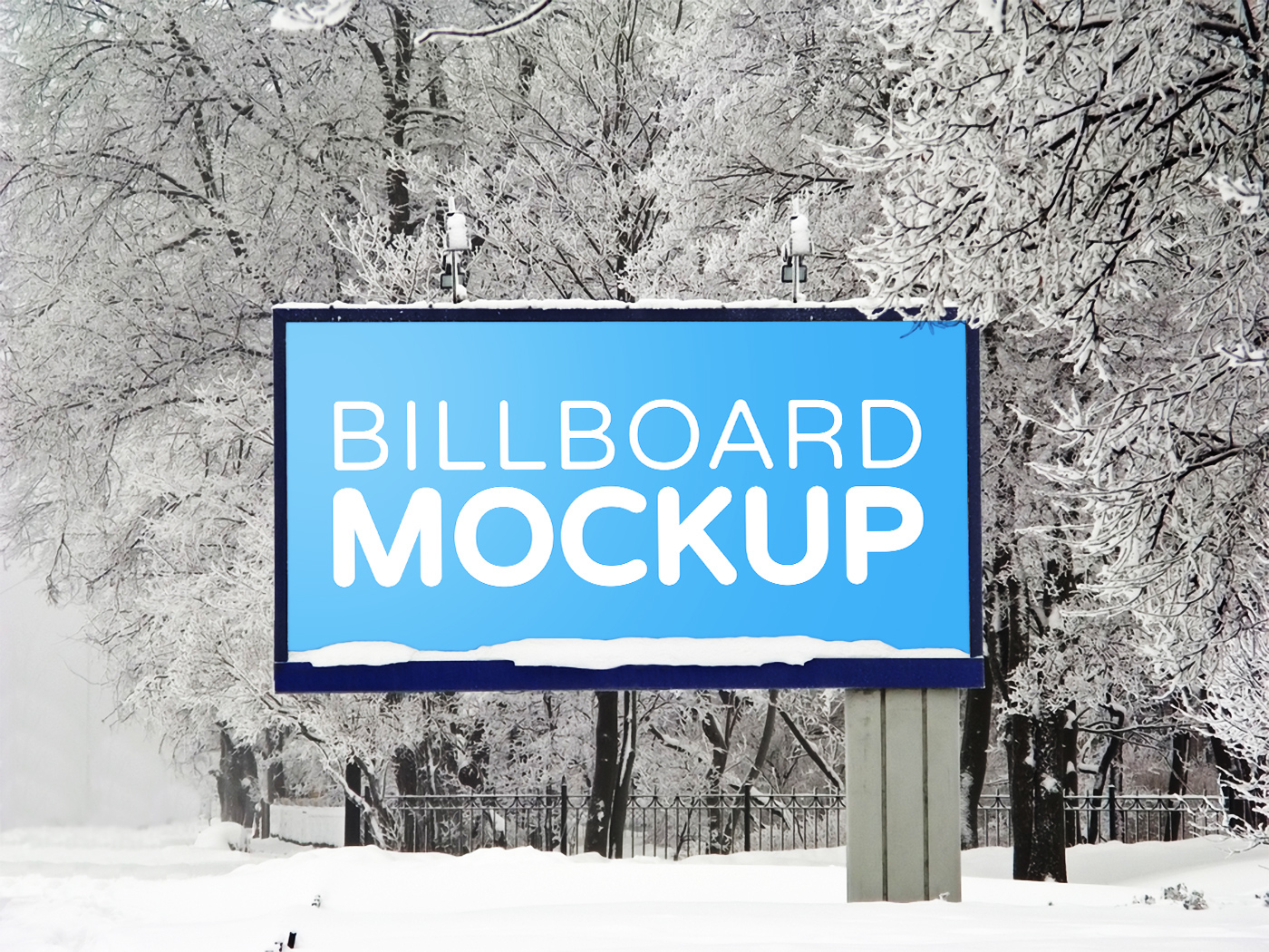 billboard mock-upad Advertising  road banner mock-up business city-ad ad corporate