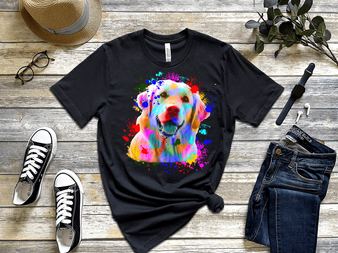 animals Pet splash Splash color splash watercolor t-shirt tees tshirt Tshirt Design Water Painting