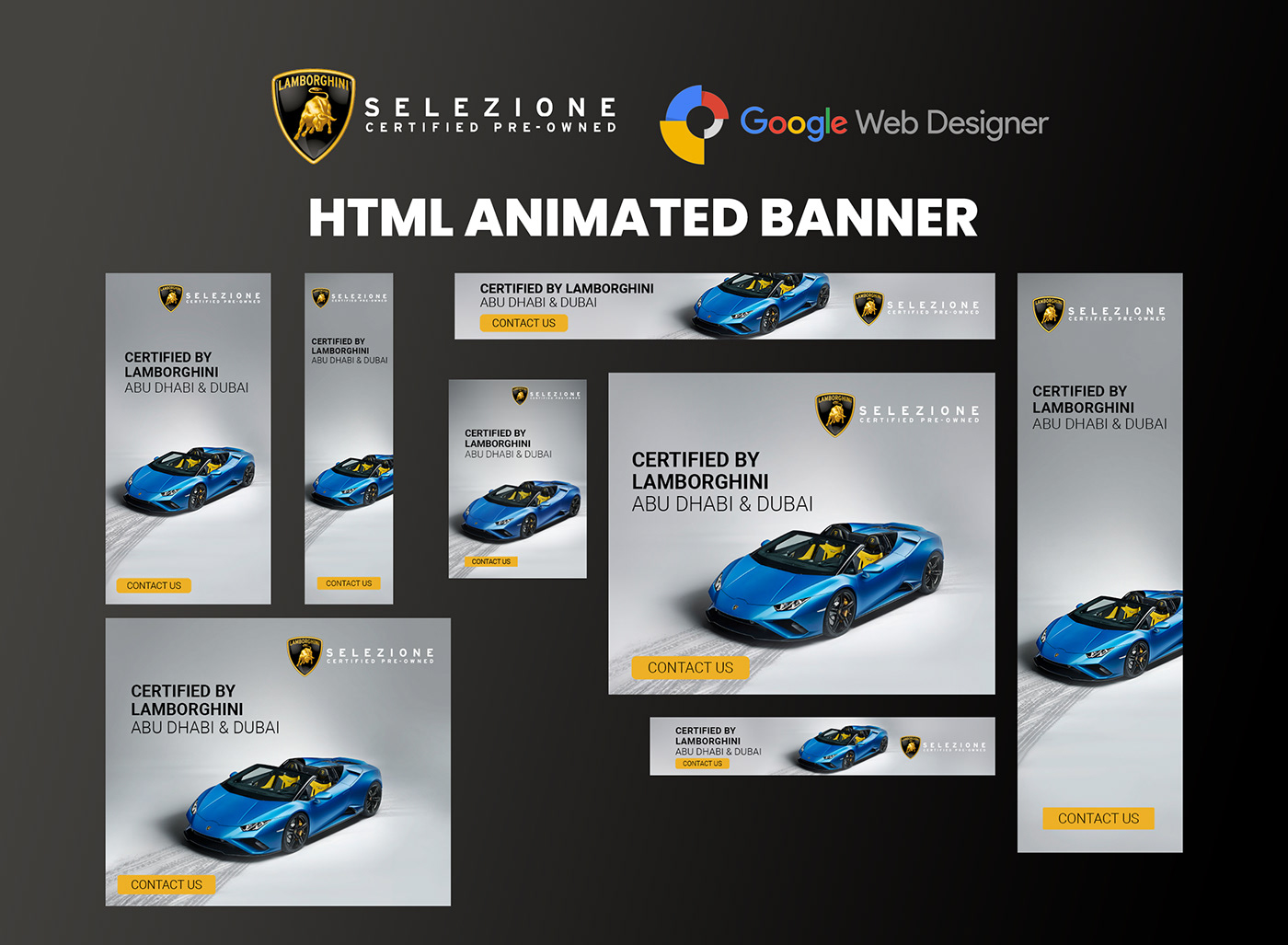 Lamborghini HTML Banner