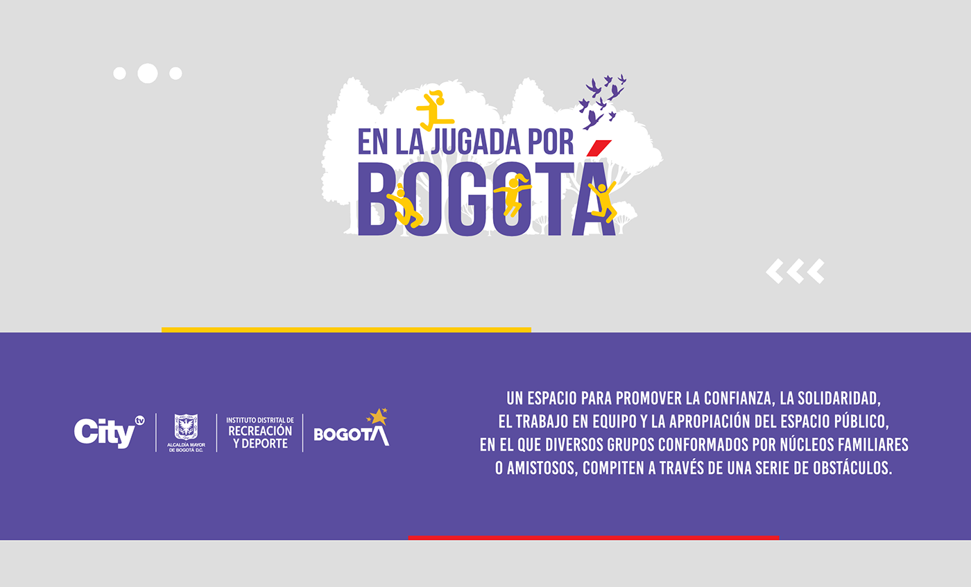 bogota Citytv Competition Concurso deporte jugada motion graphics  play sports IDRD  
