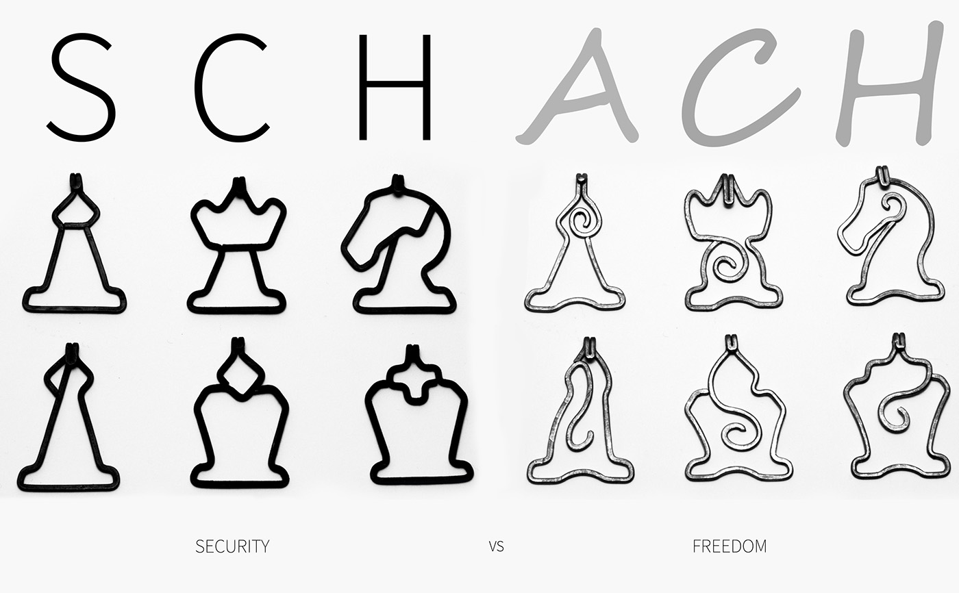 Adobe Portfolio chess schach wire wire chess Jonas Kathan freedom security