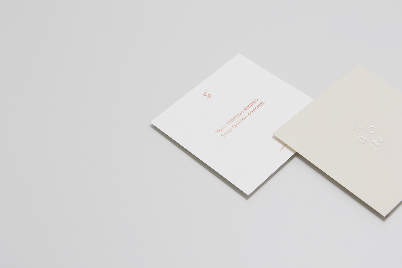 sbon brand logo Packaging stationary business card minimal design Fashion  Web Design 
