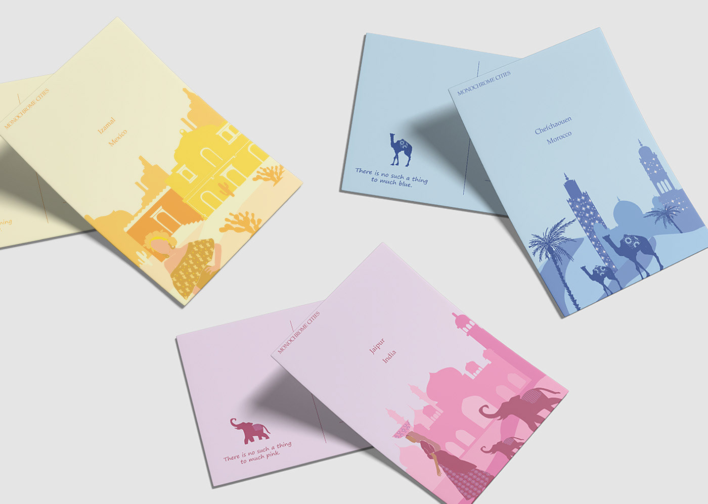 postcard graphic design  colors Illustrator print