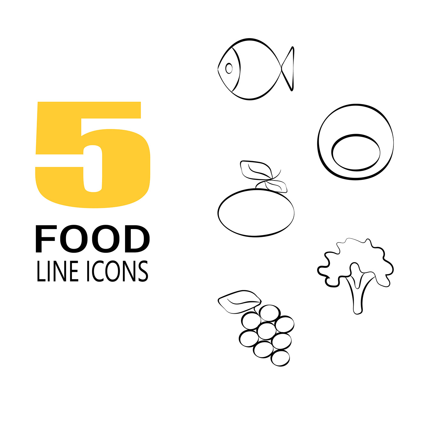 Food  vector healthy icons healthy food icons set icon design 