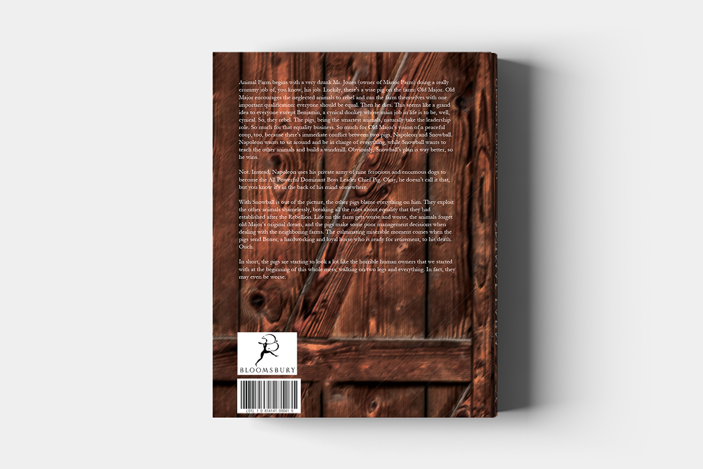bookcover design aleph animalfarm mixedmedia Latin