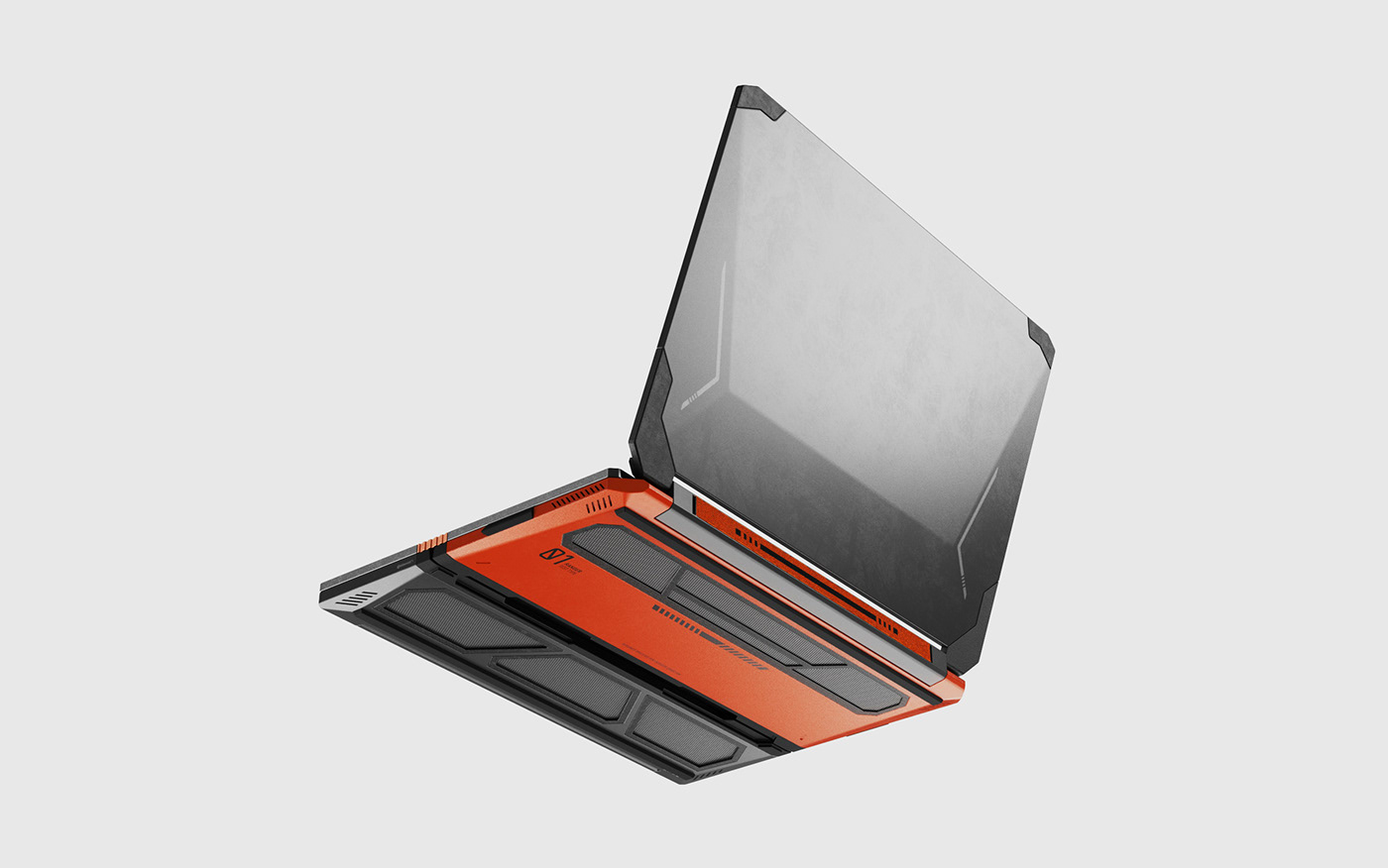 product design  industrial Render Laptop Computer camping outdoors hiking PC