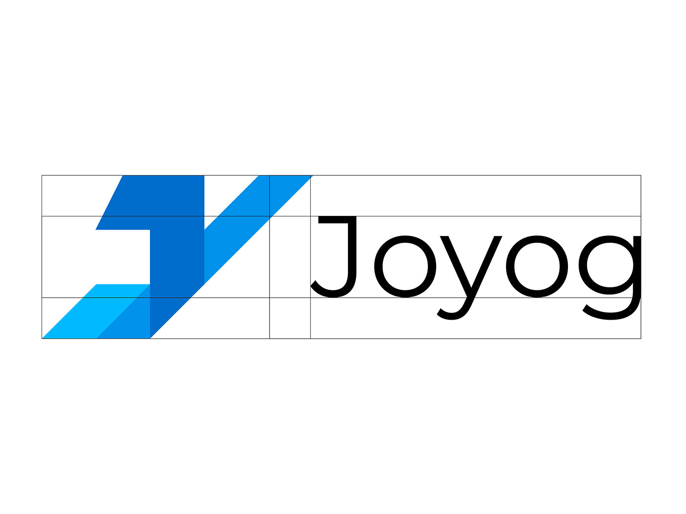 Modern J Y Letter Mark Geometric Logo