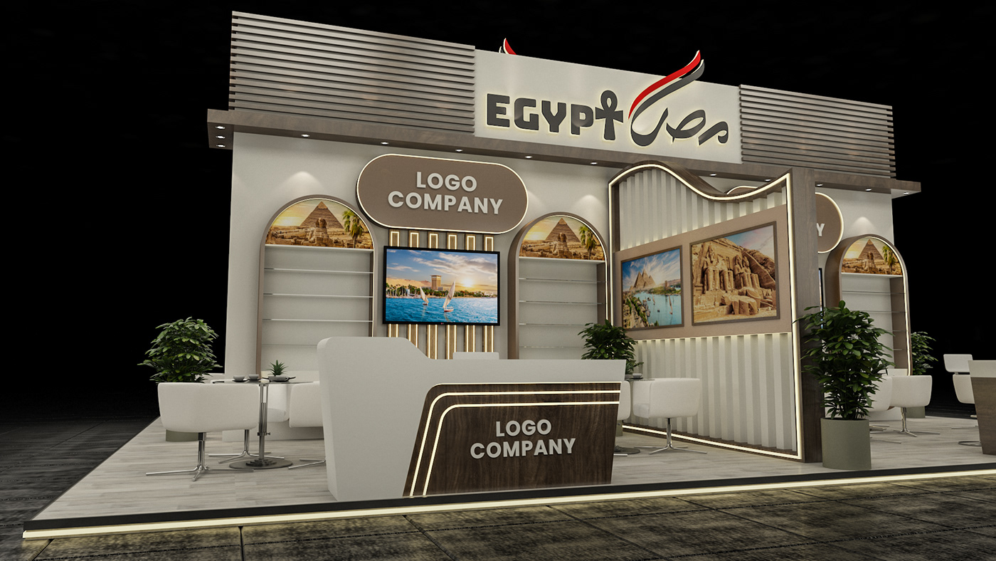 booth Exhibition Design  architecture 3ds max Render booths booth design Exhibition  boothdesign exhibition stand