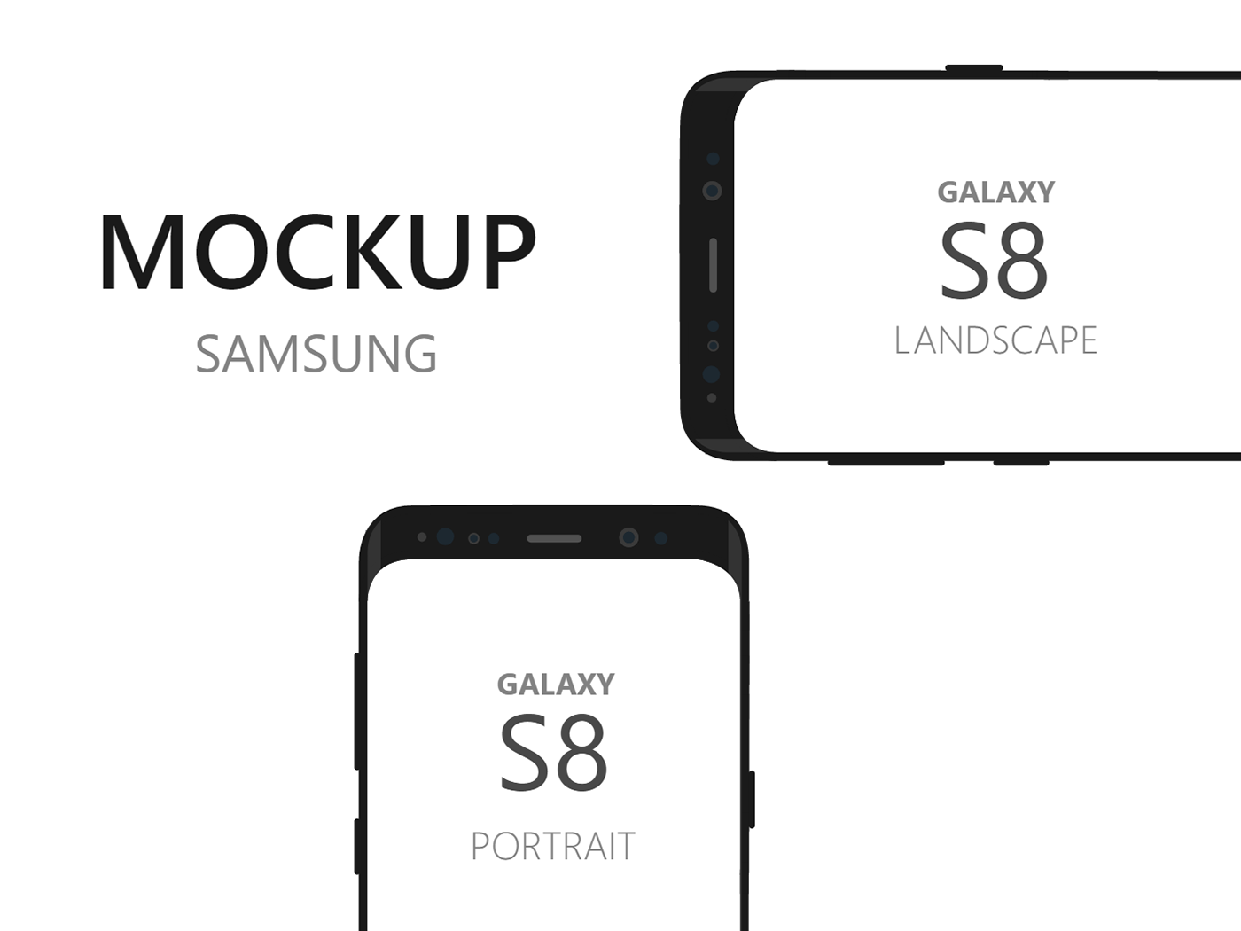 galaxy s8 android Mockup Samsung Device Mockup
