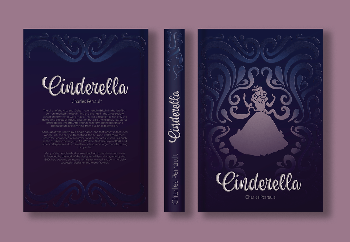 Book Cover Design graphic design  ILLUSTRATION  book design Graphic Designer book cinderella children's book children's illustration Digital Art 