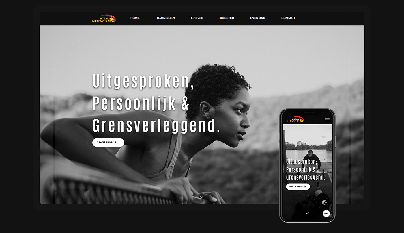 fitness Web Design  wix black white bootcamp Outdoor sports