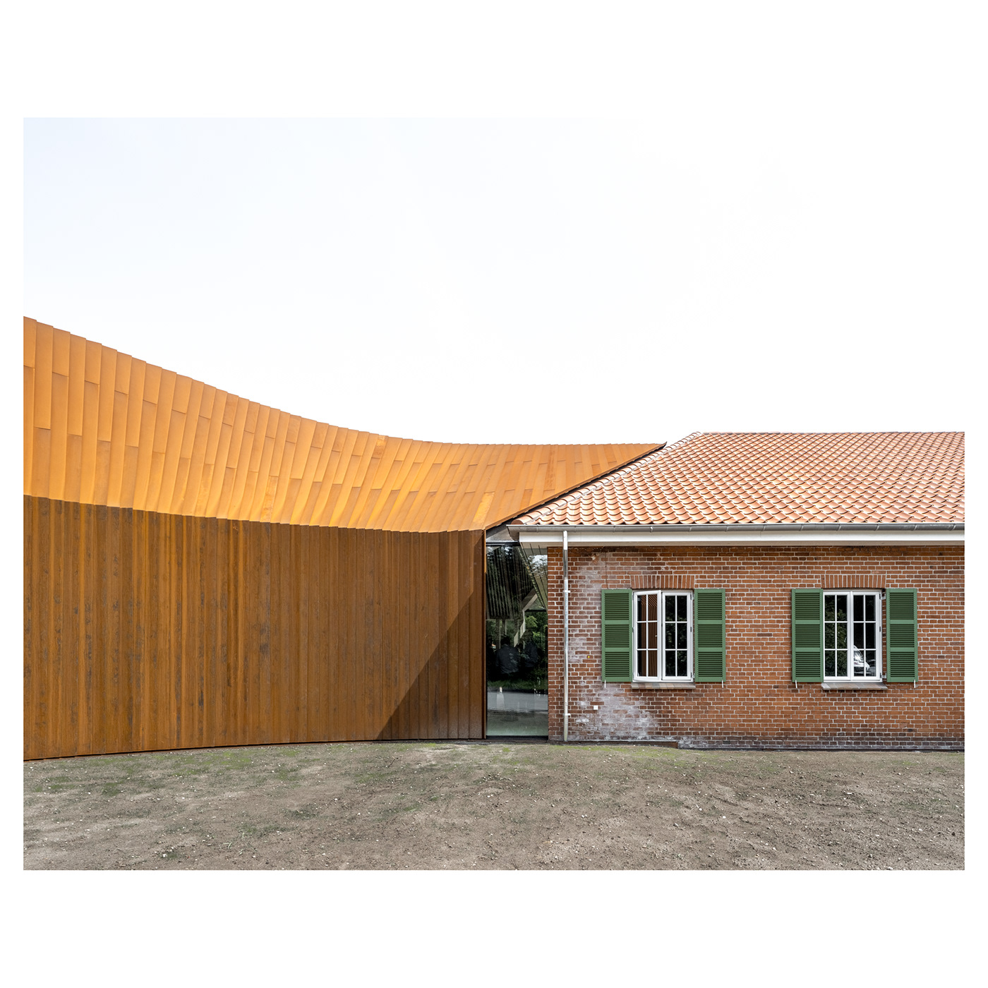 architecture Corten danish design museum refugee Spiral TIMBER Transformation