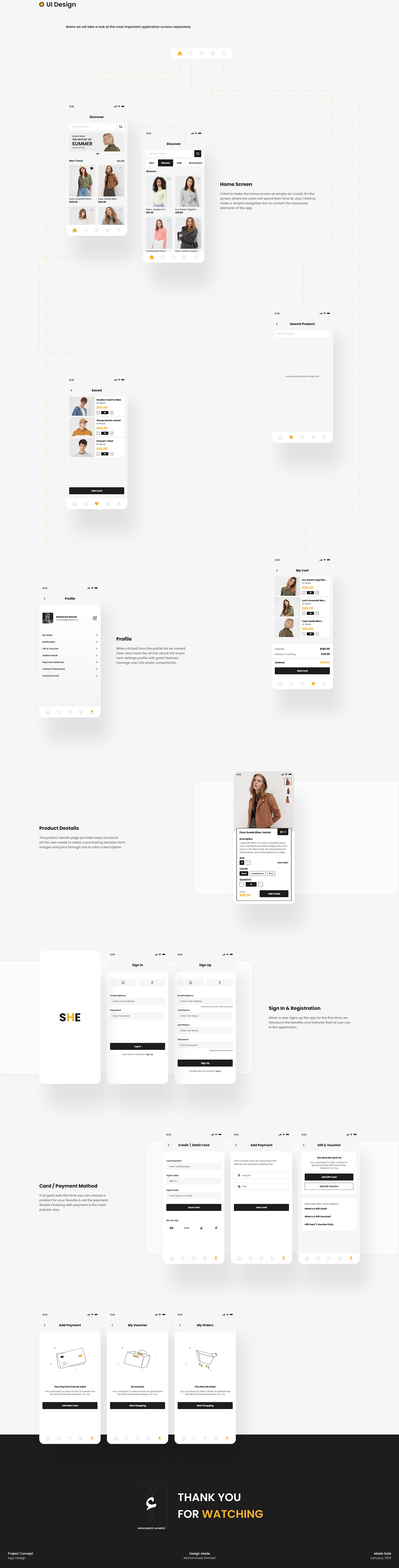 clothes fashion styling store UI ux Ecommerce