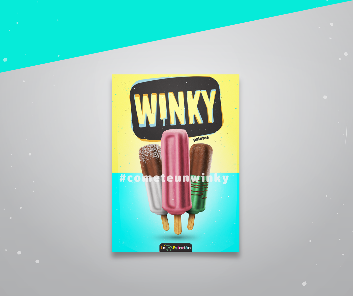 Advertising  branding  costarica icecream lollipop winky