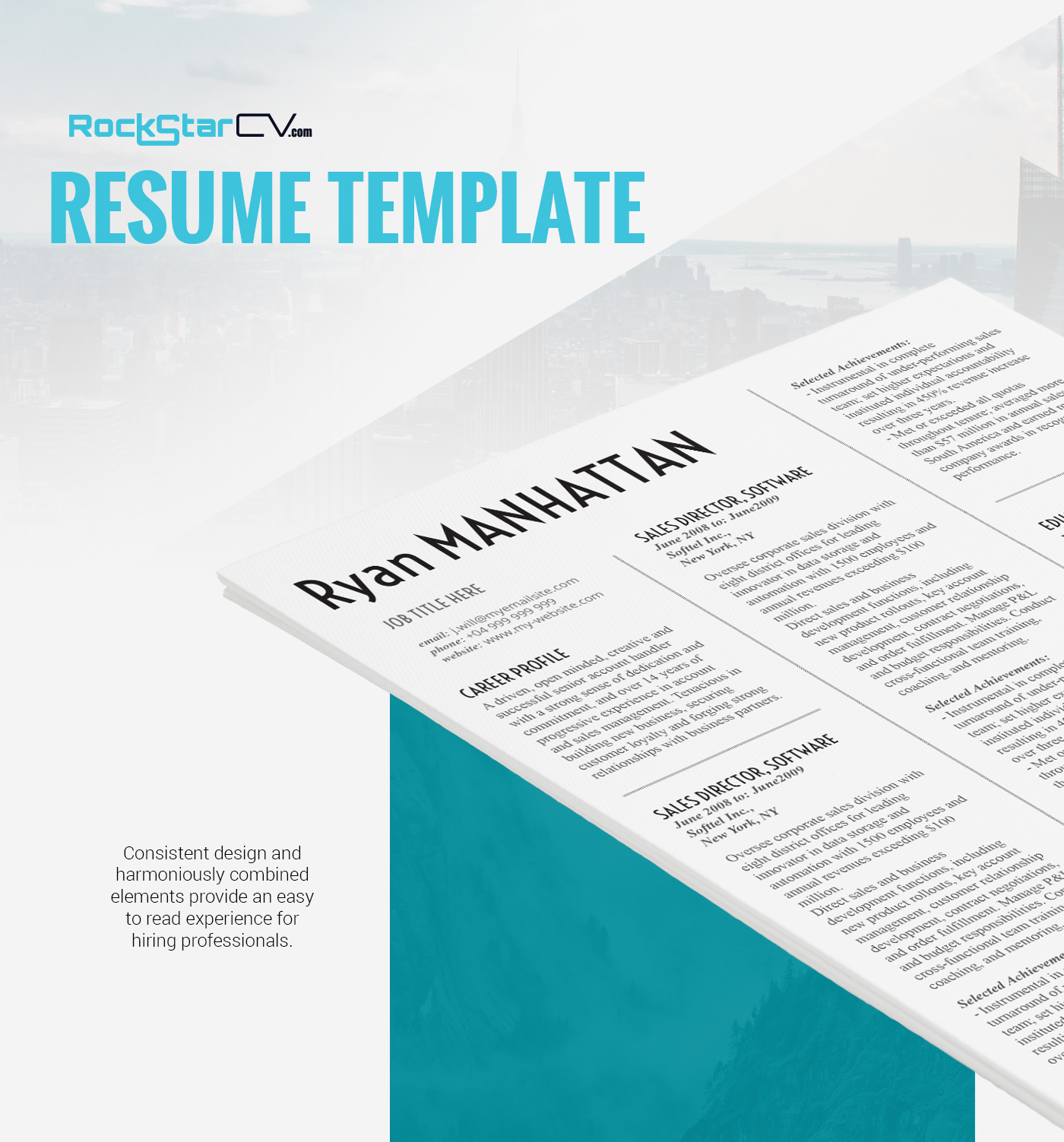 resume template CV professional resume template word resume creative Resume teacher resume Modern Resume Style resume design