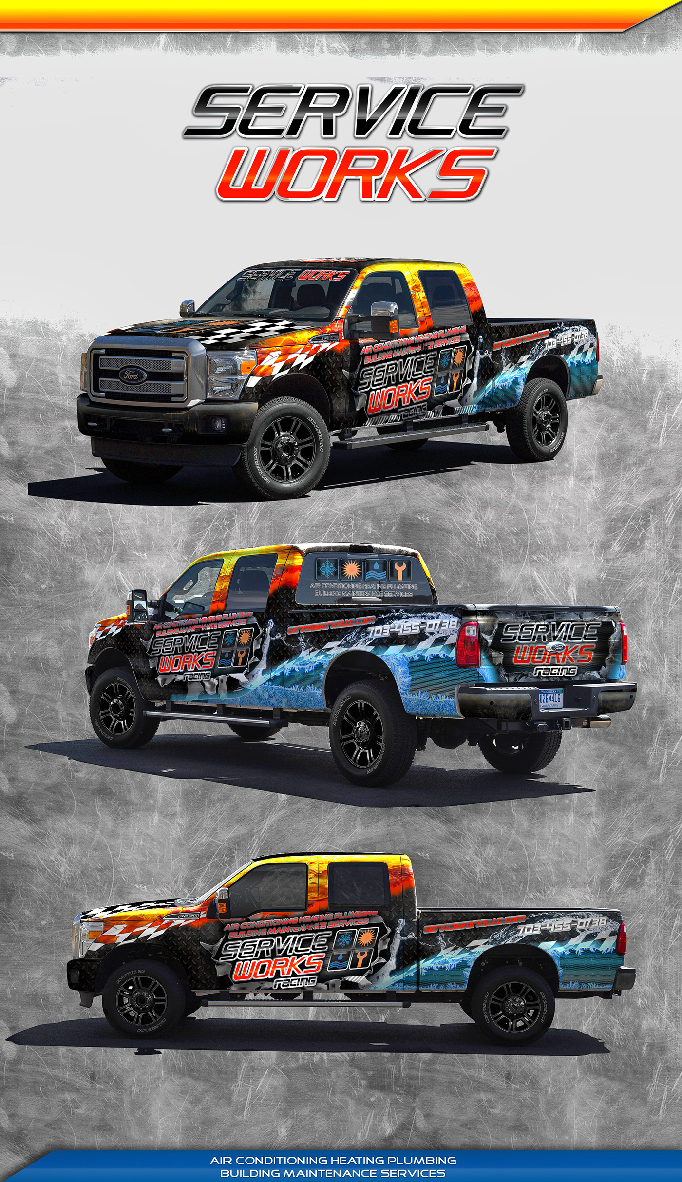 Wrap Livery Ford f150 car Vehicle