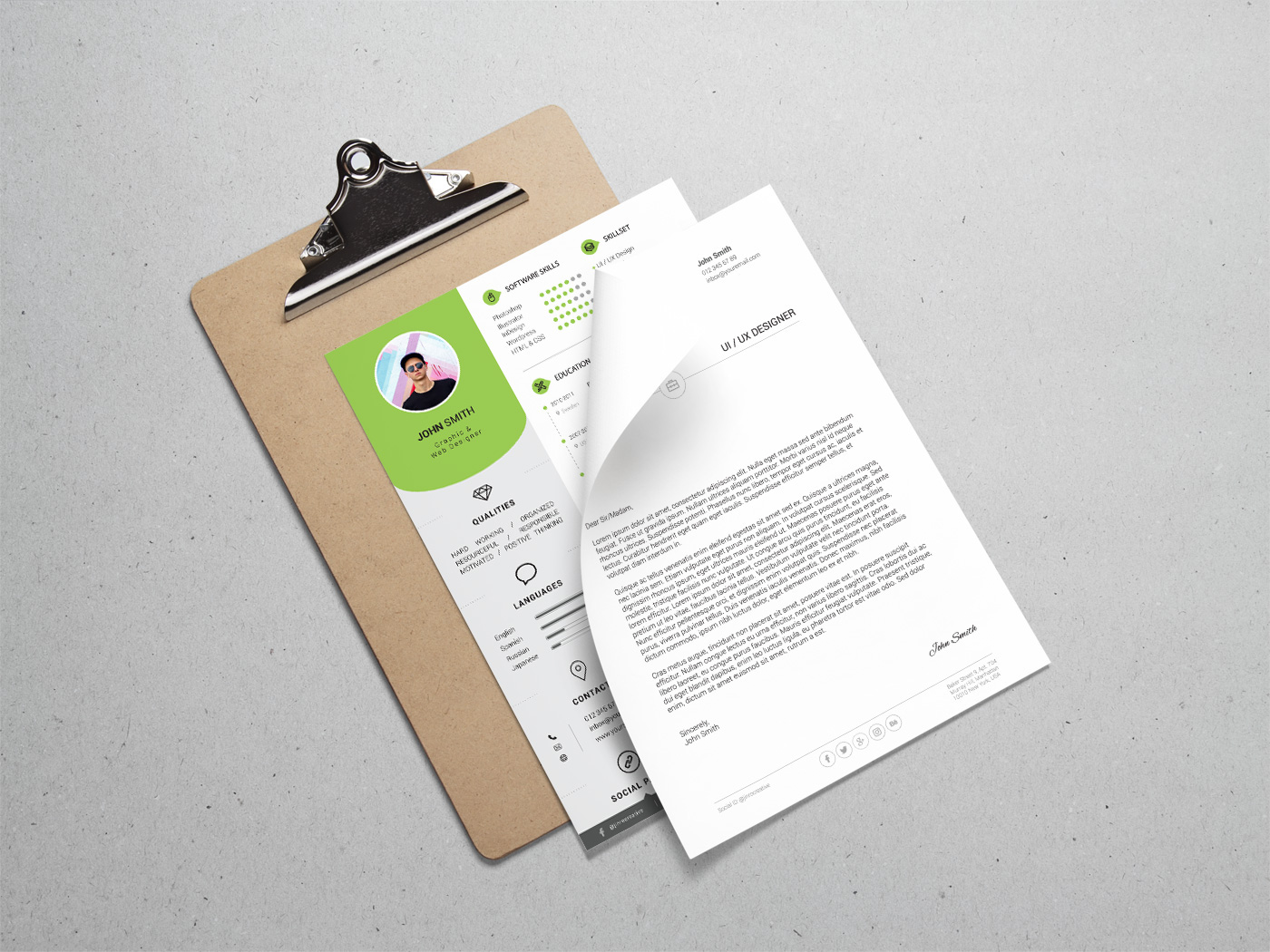 CV Resume template free download graphic design  print design  Layout