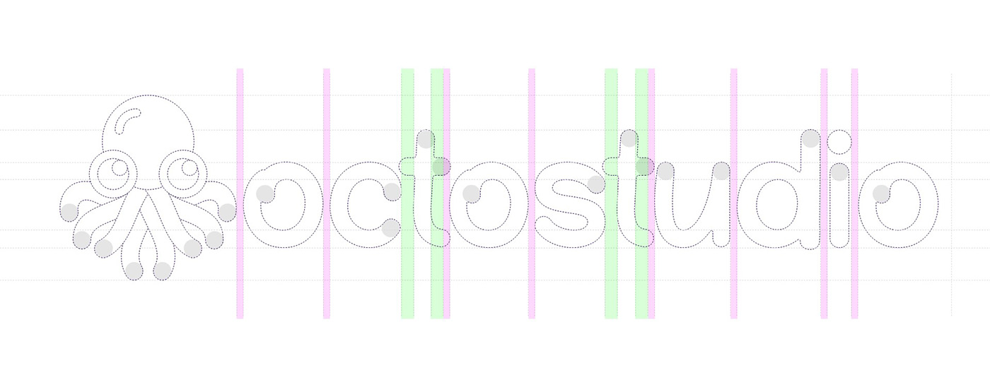 brand identity graphic design  ILLUSTRATION  vector octopus custom typography