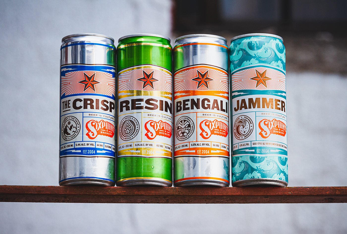Sixpoint Sixpoint Brewery can cans beer craft craft beer craft brew 4-pack Wrap box can wrap