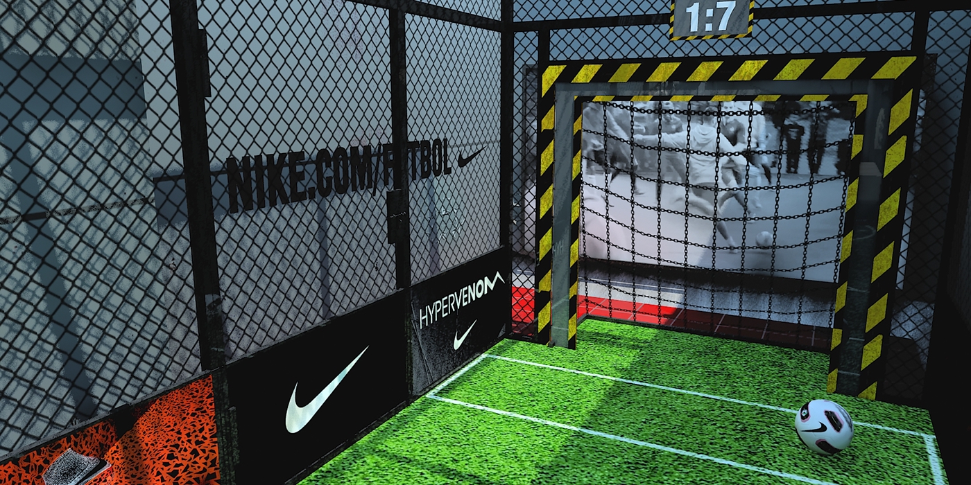 Hypervenom Nike cage shooting
