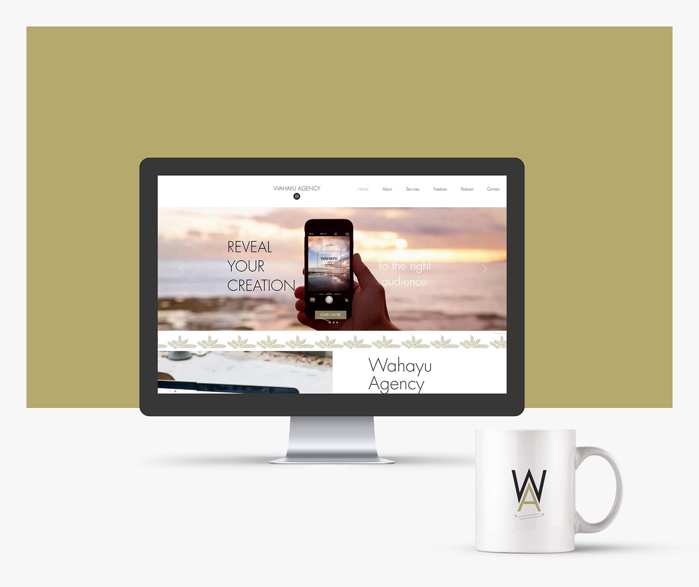 branding  Webdesign wellness brand