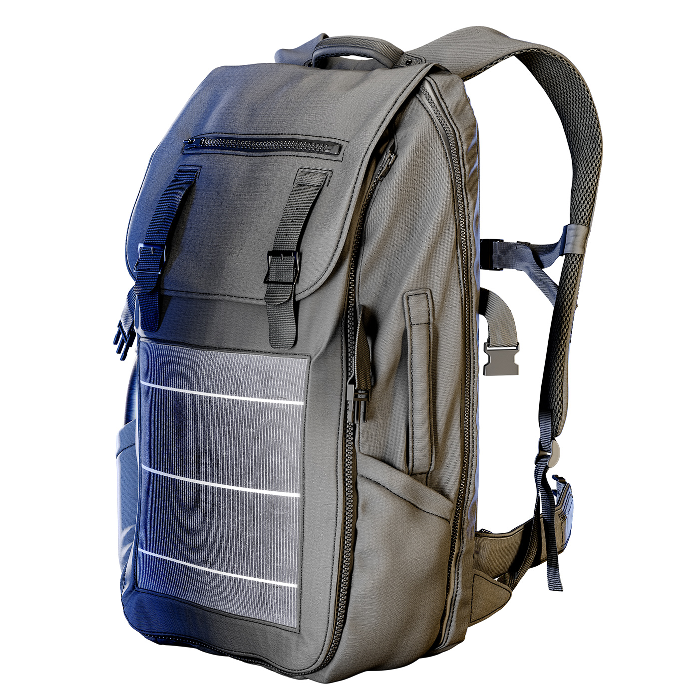 backpack 3D model 3D visualization bag modeling design art corona Zbrush