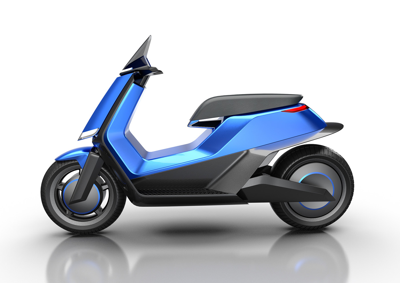 e-scooter motorcycle Scooter e-mobility industrial design  automobile design Rhino 3D product design  concept sketch