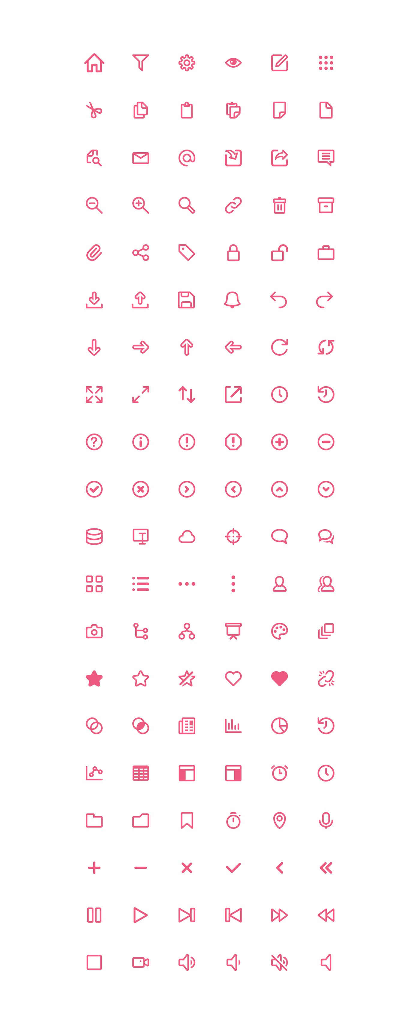essential Icon icon pack iconography icons iconset line mobile rounded Web