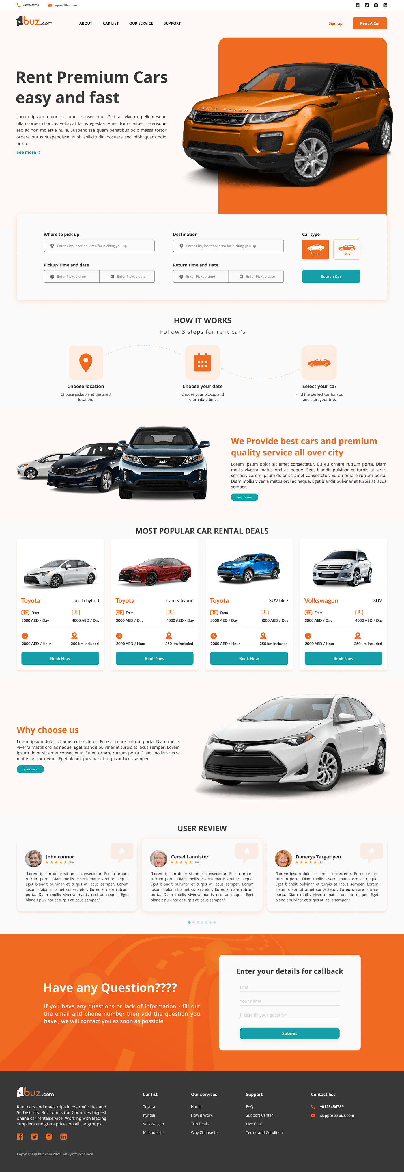 Car rental user experience Booking Process Visual Appeal Car Listing Booking Experience Sleek Interface user friendly