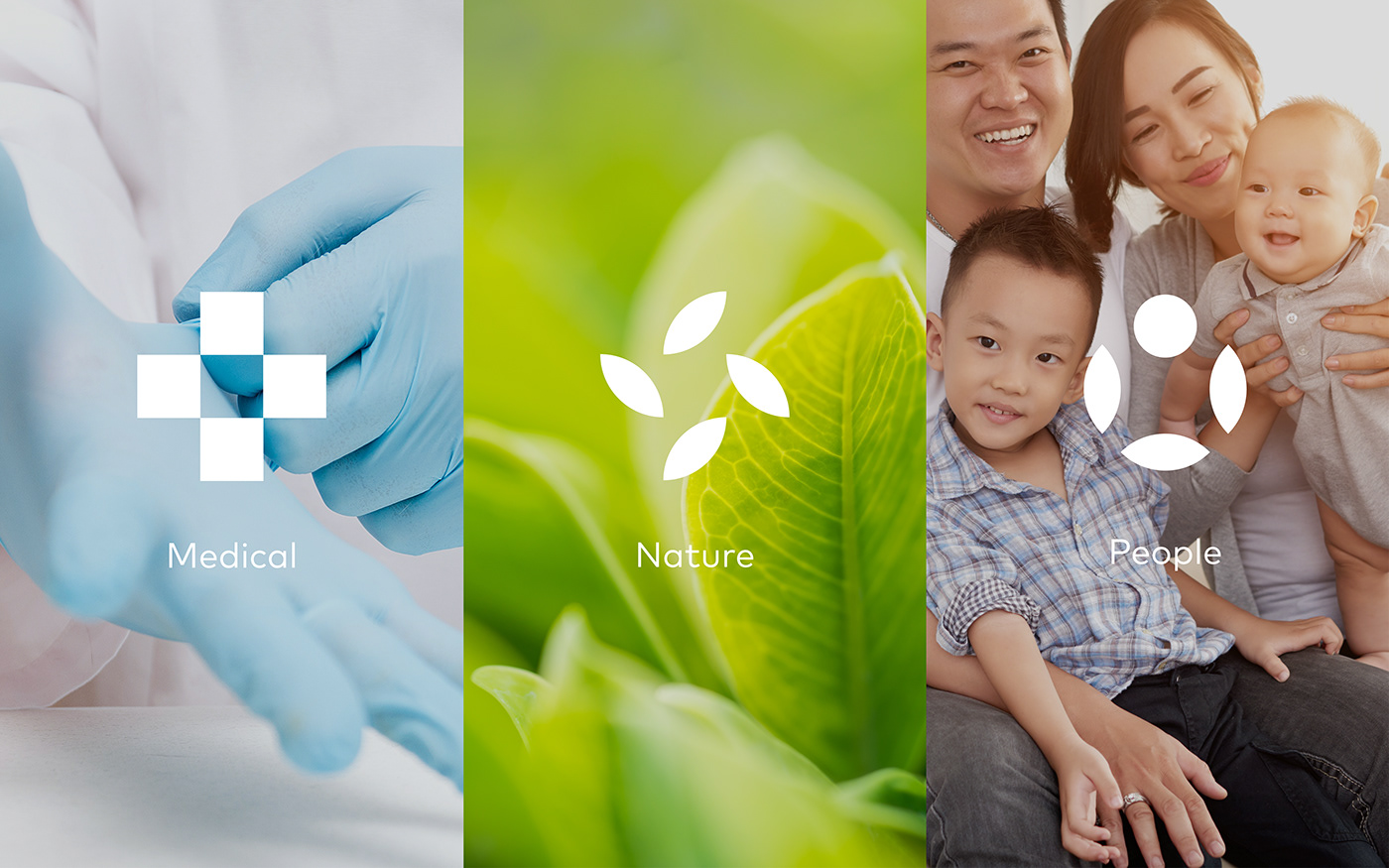 eco Glove Health health care logo medical Pharma vietnam Nature branding 
