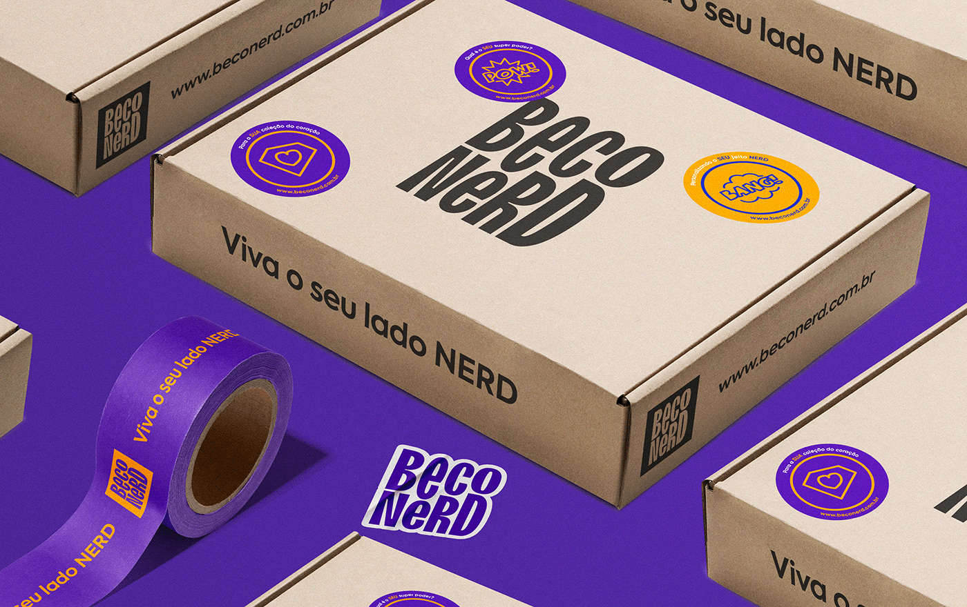 geek nerd heroes universe package Kraft stickers