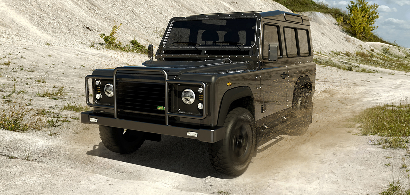 Land Rover. 3D model automotive   Defender. Alias model. VRED. car. digital modelling