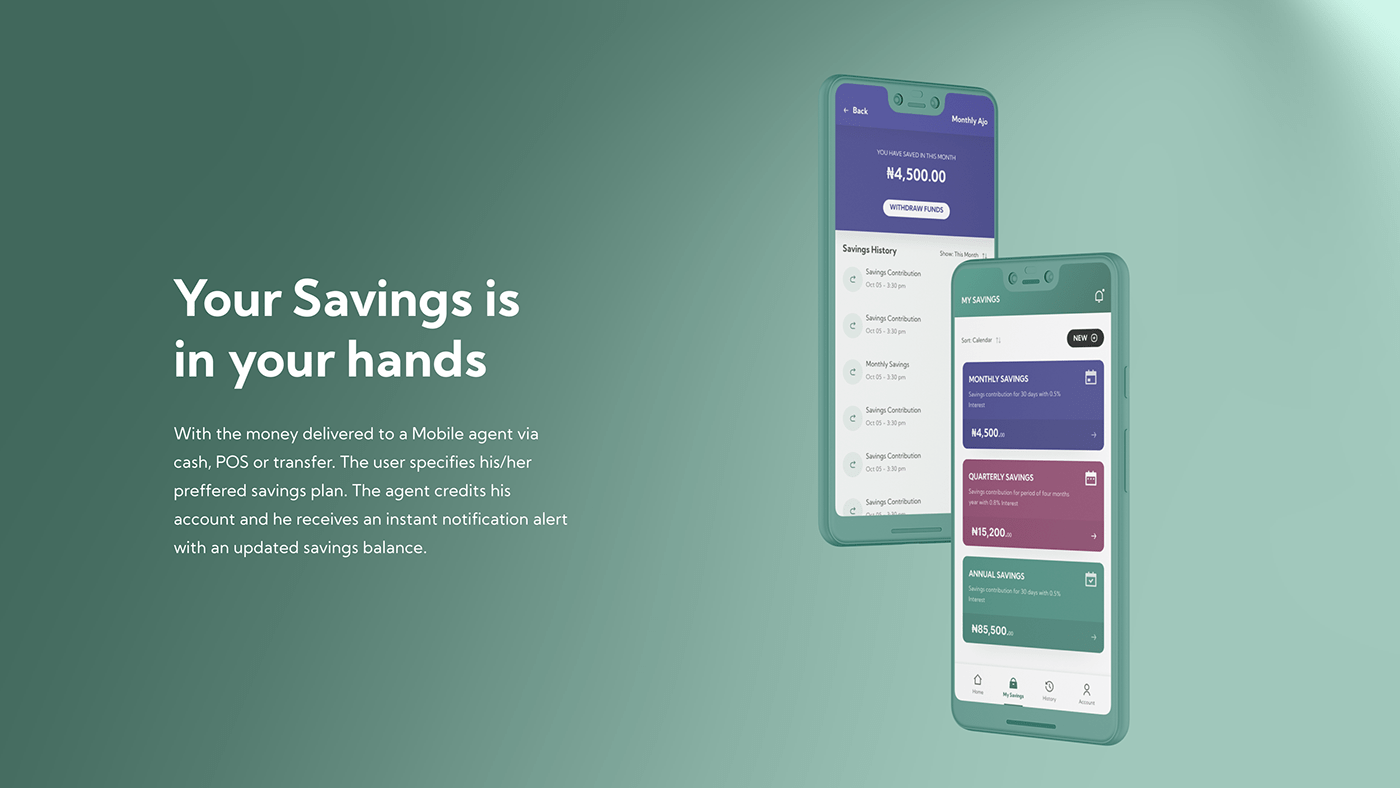 Case Study design finance Fintech mobile Mobile app Savings App UI UI/UX UX design