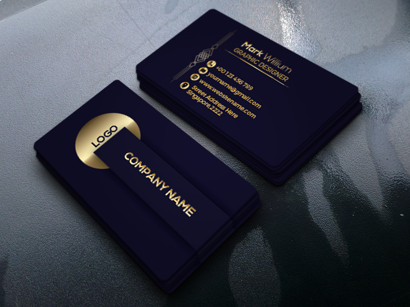 bussiness card creative elegant luxury business card minimal modern print professional simple Unique