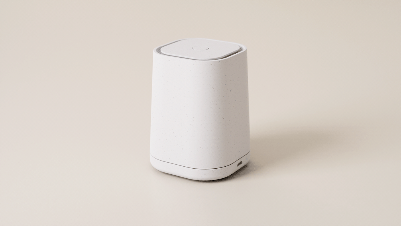 speaker industrial design  muji product rendering Jara Freund keyshot product design  minimal simple
