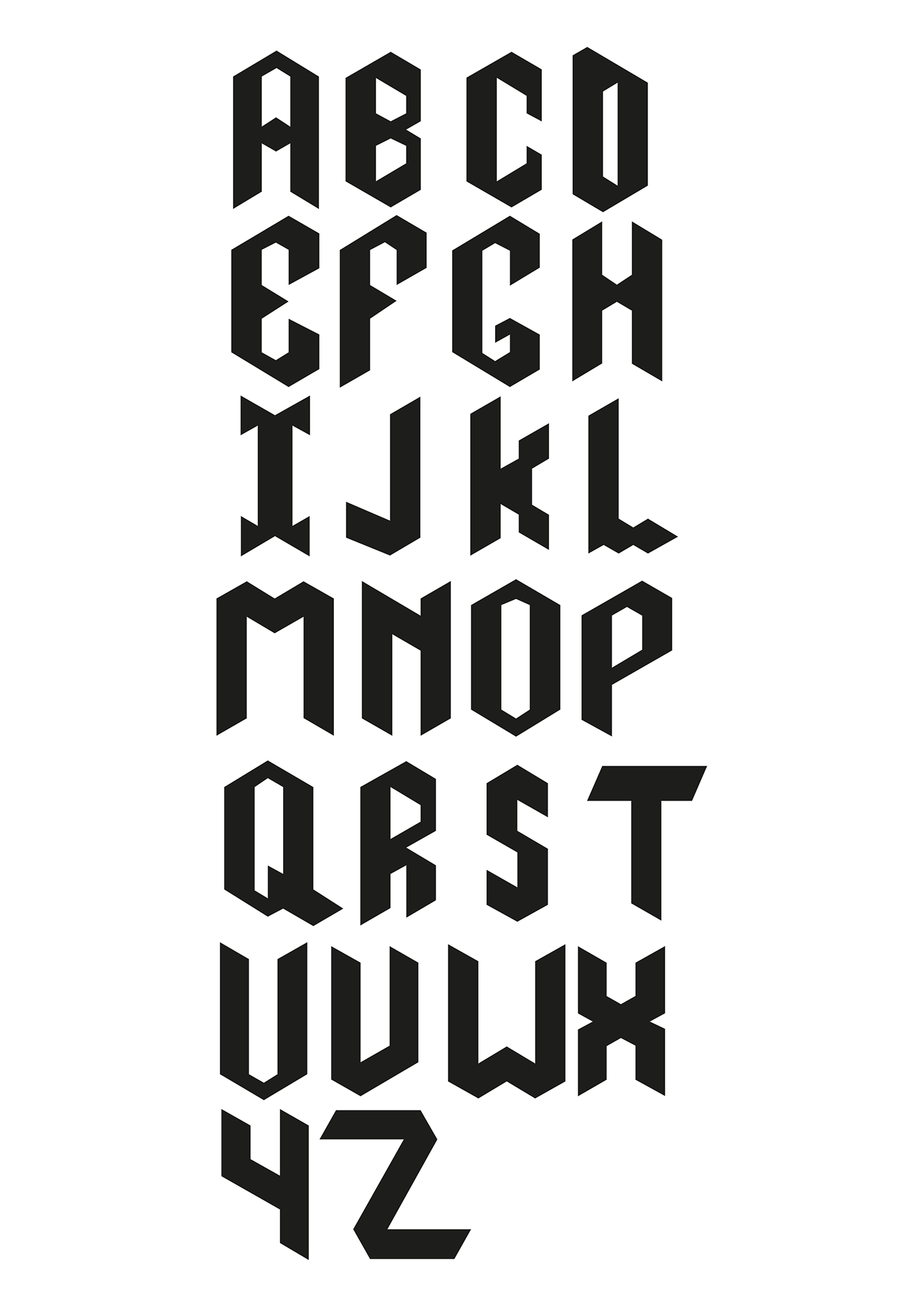 Modular type typography  