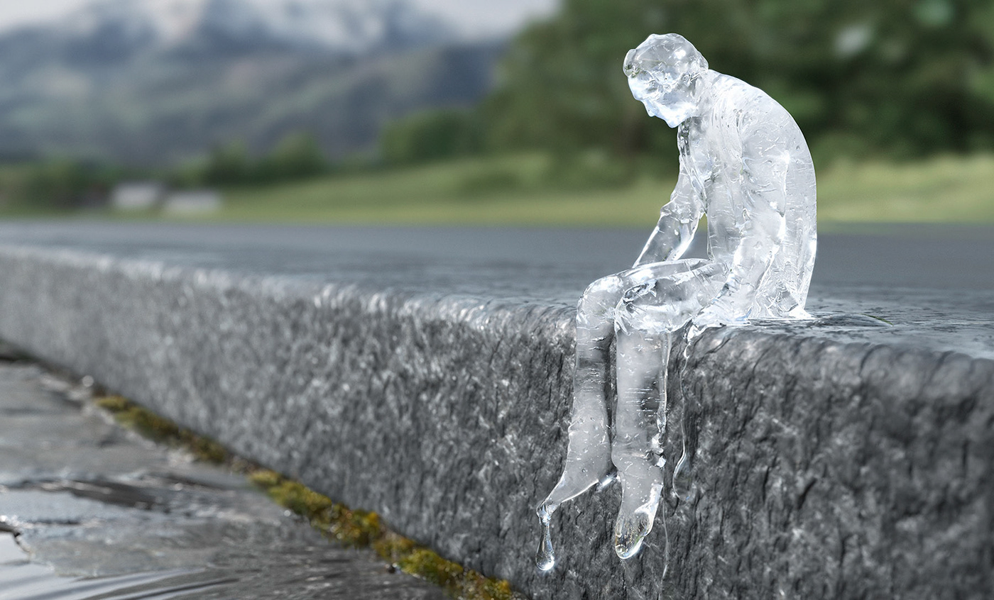 Character people man ice water Outdoor Landscape road