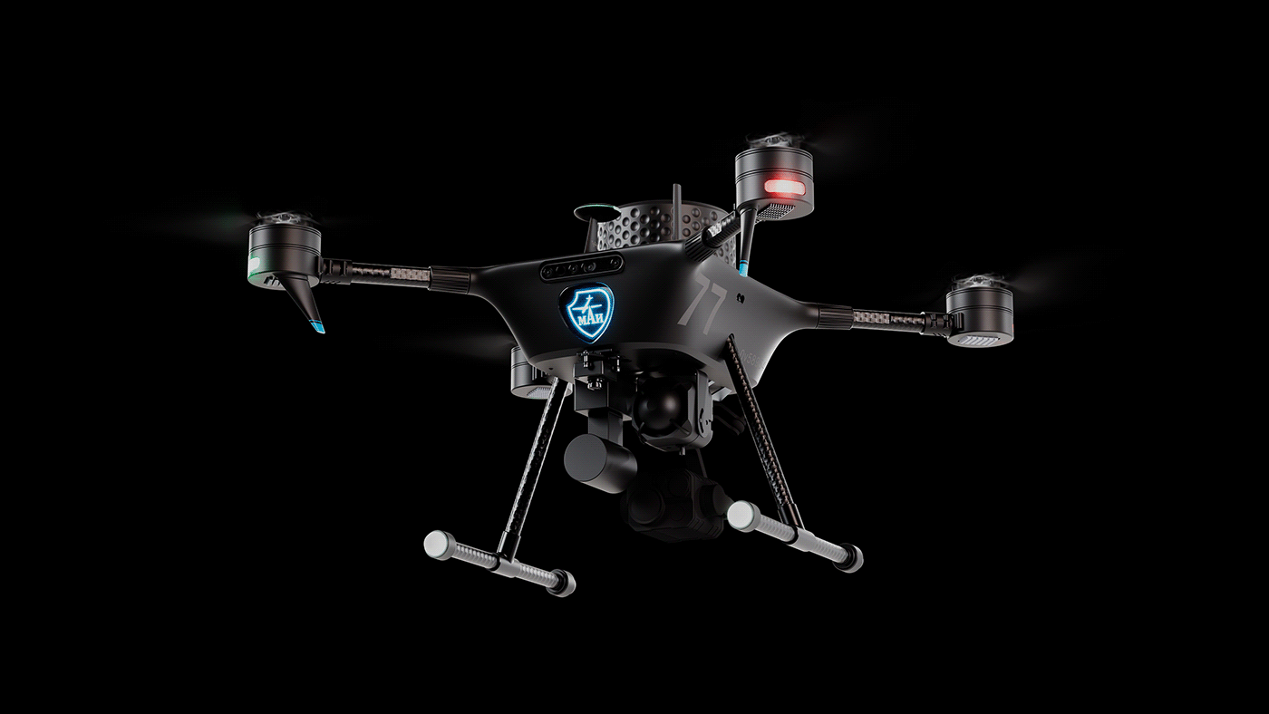 uav drone quadcopter Aircraft flight unmanned aerial vehicle industrial design  aviation Monitoring product design 