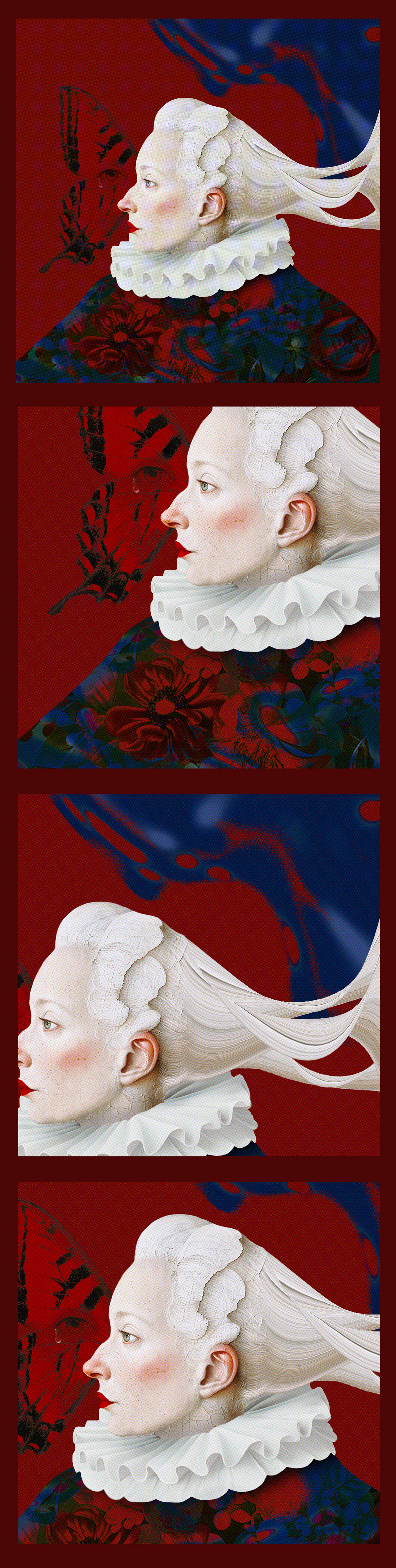 collage collage art Digital Art  art direction  graphic design  ILLUSTRATION  surrealism Renaissance art art artwork