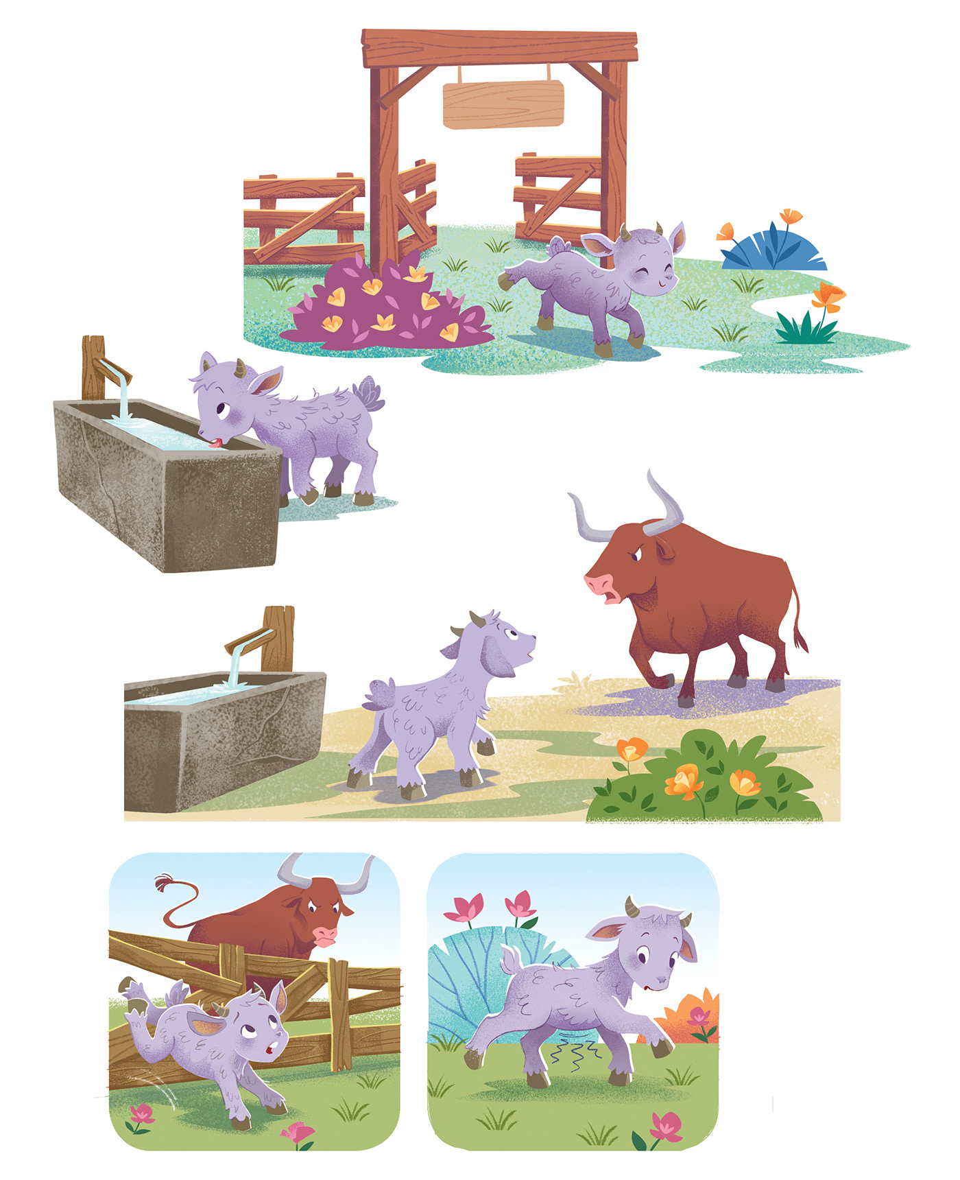 animal design Character design  children book Color Design cute Editorial Illustration funny animals Illustrator Publishing for children Stories for Children