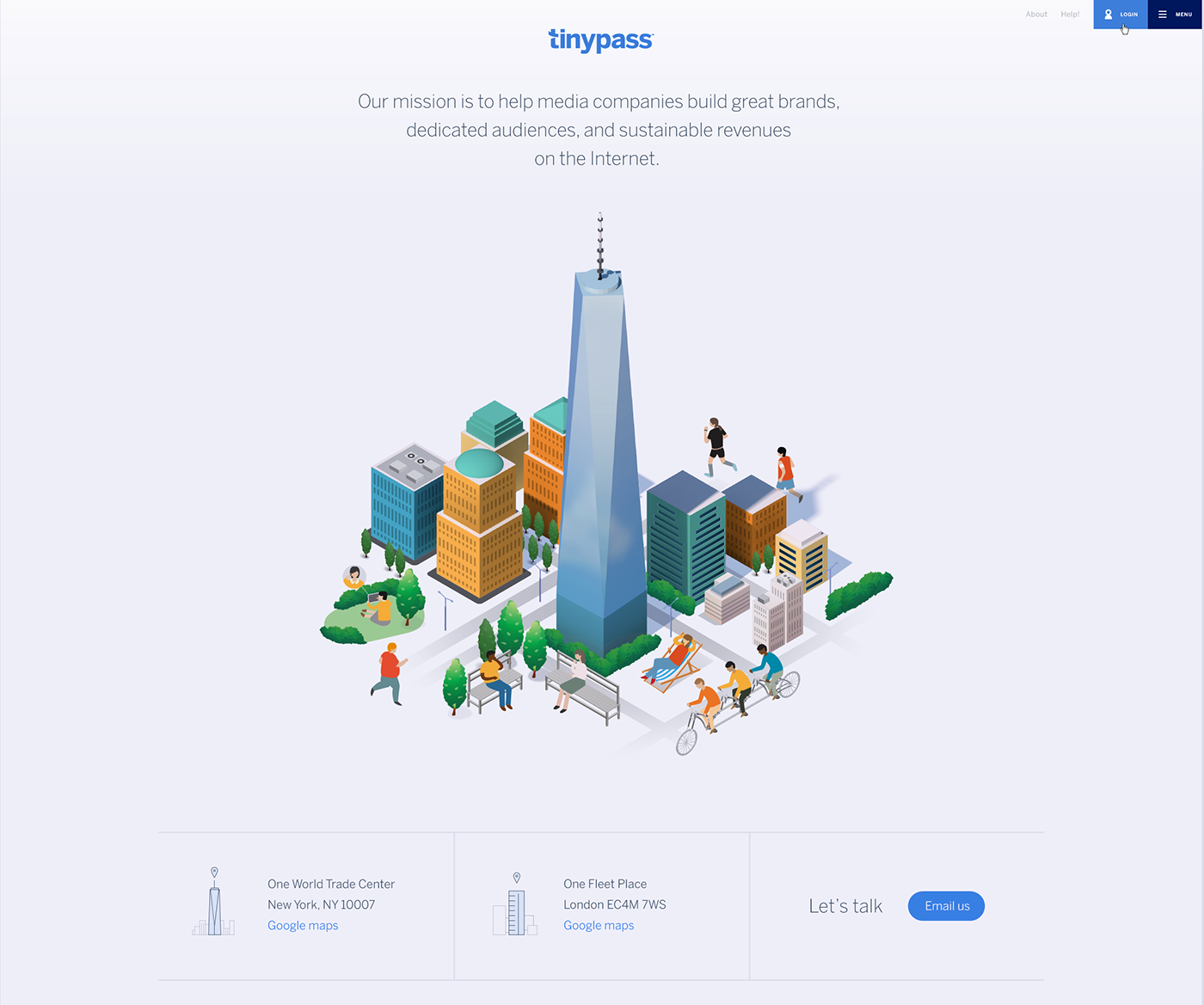 Isometric world information bubble Character