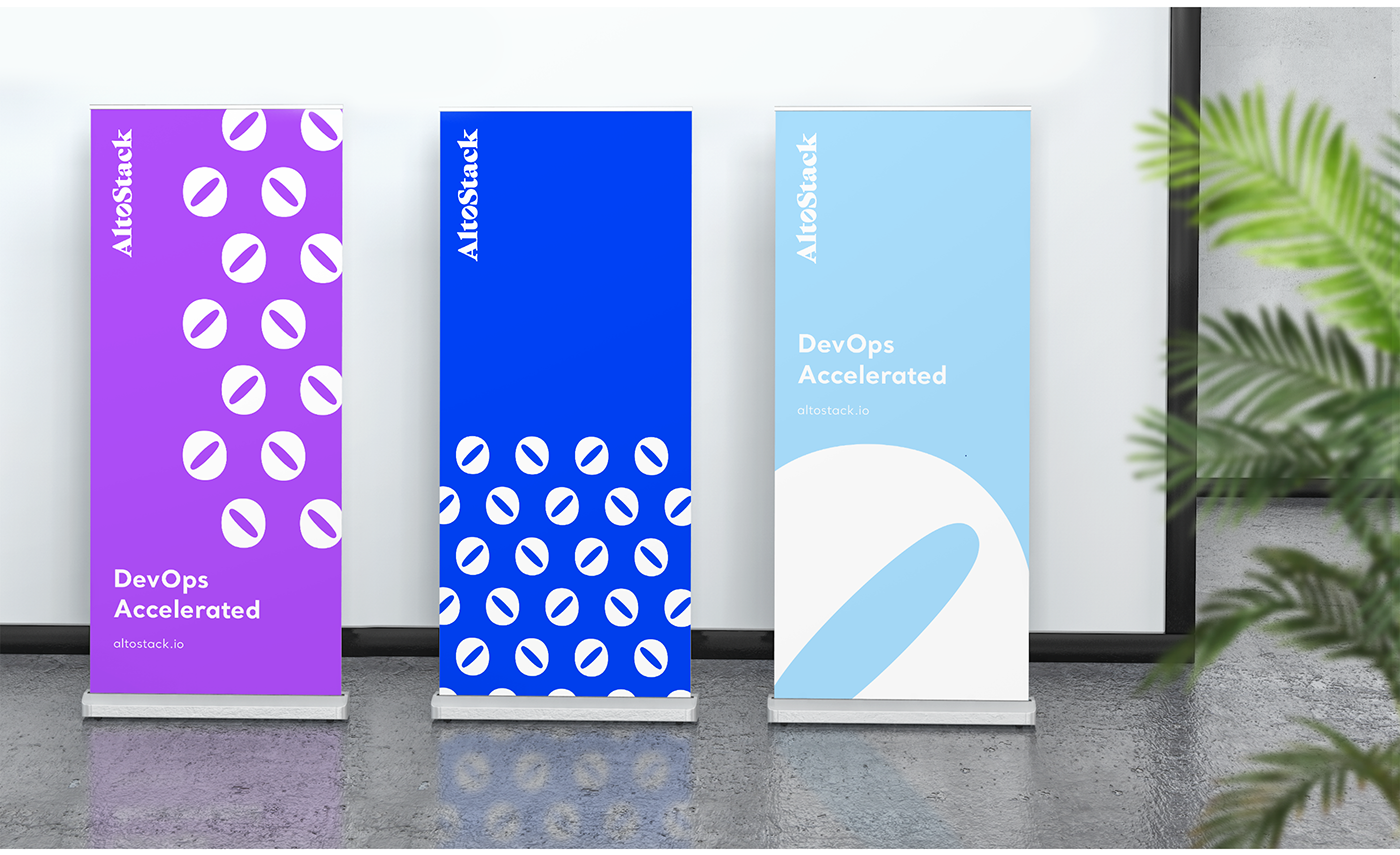branding  Stationery pattern design blue brand Corporate Identity tech cloud computing devops