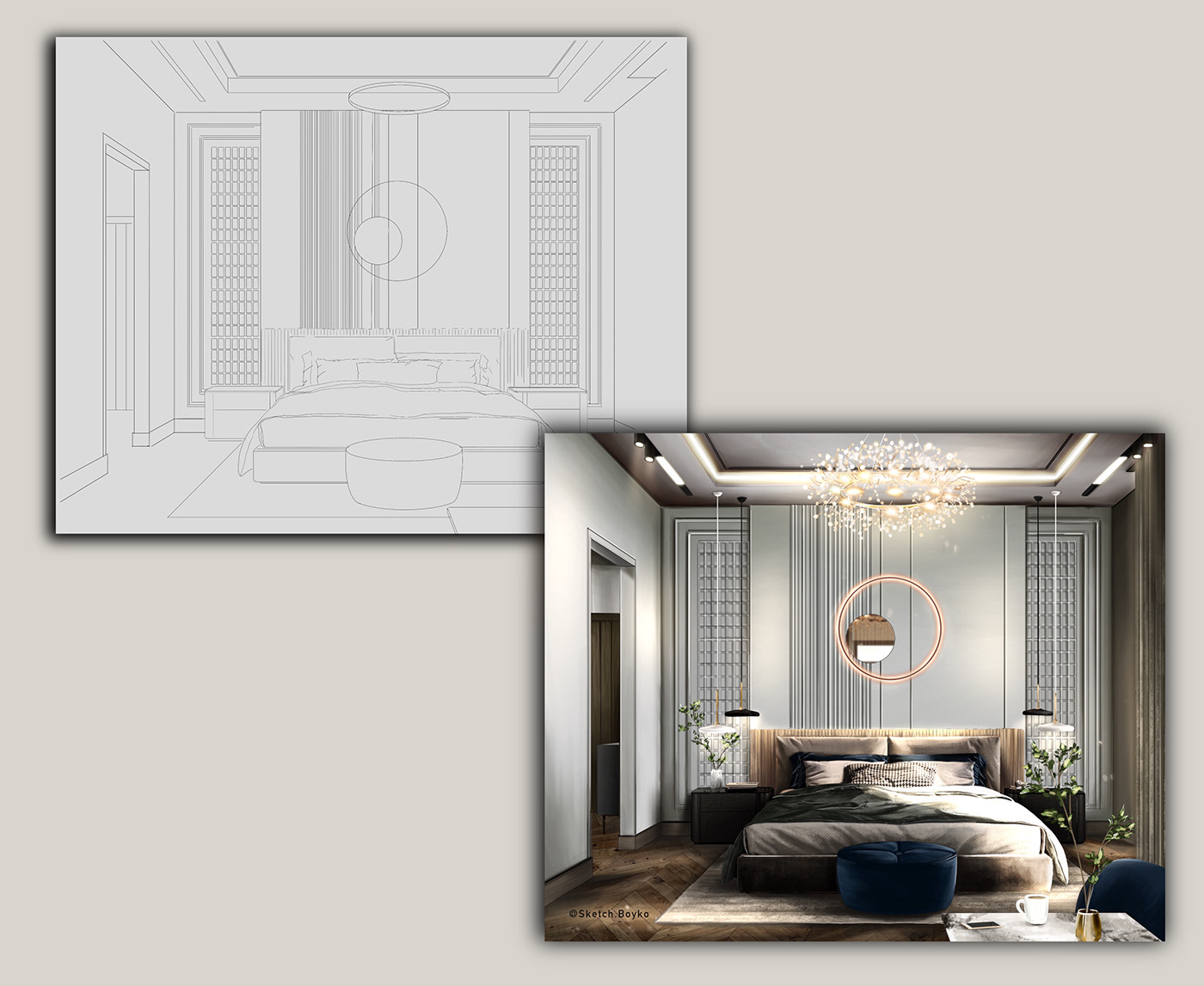 3d vis Interior interior design  interiordesign Render sketch SketchUP visualization